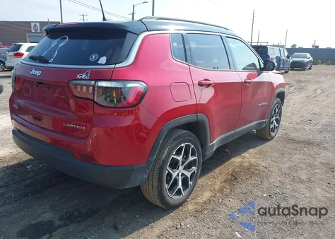 2024 Jeep Compass Limited 4X4 from USA, damaged, VIN 3C4NJDCN8RT155123